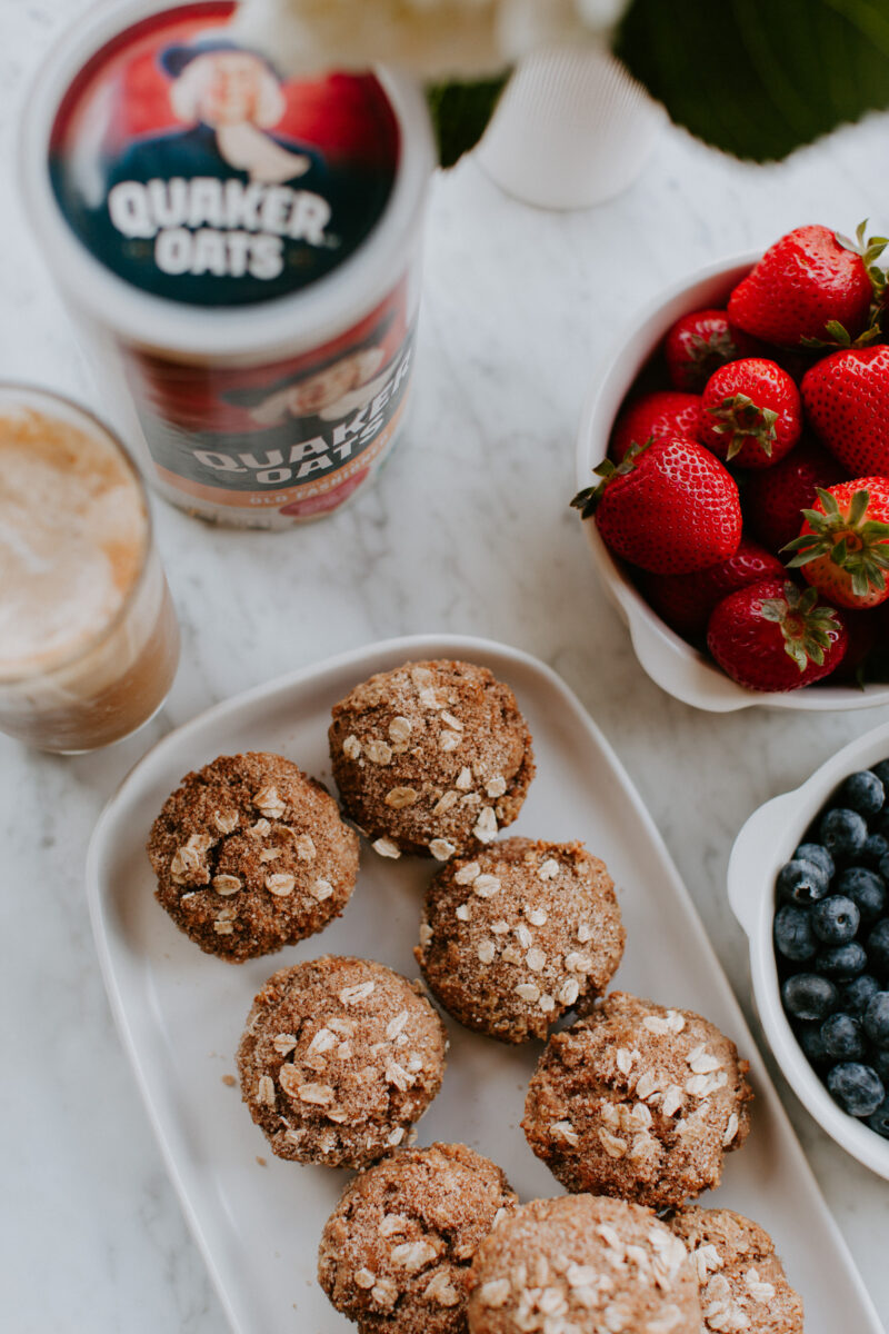 Snickerdoodle Oatmeal Muffins - Nutrition Happens